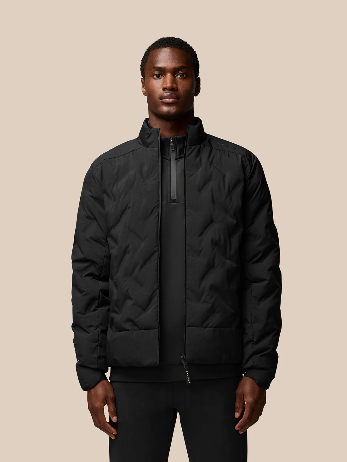 PADDED JACKET - BLACK - Image 9