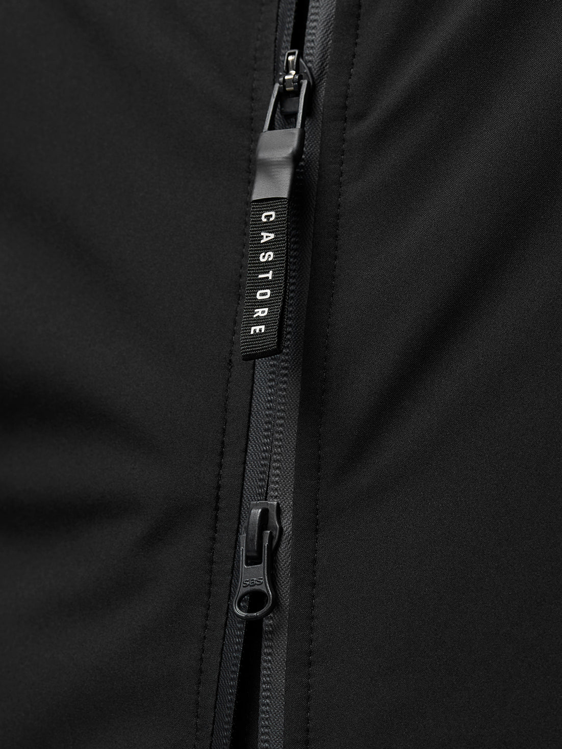 LONGLINE WADDED JACKET - BLACK - Image 13