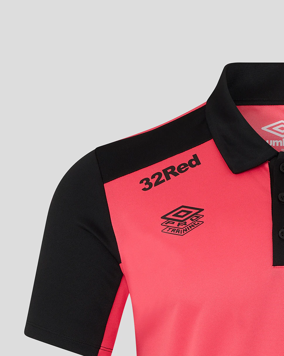 RANGERS FC MENS 2026/27 PRO TRAINING POLY POLO - CALYPSO CORAL - Image 3