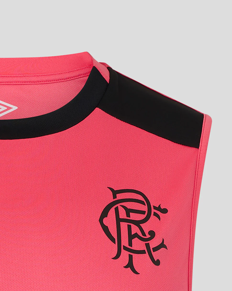 RANGERS FC MENS 2026/27 PRO TRAINING VEST - CALYPSO CORAL - Image 4