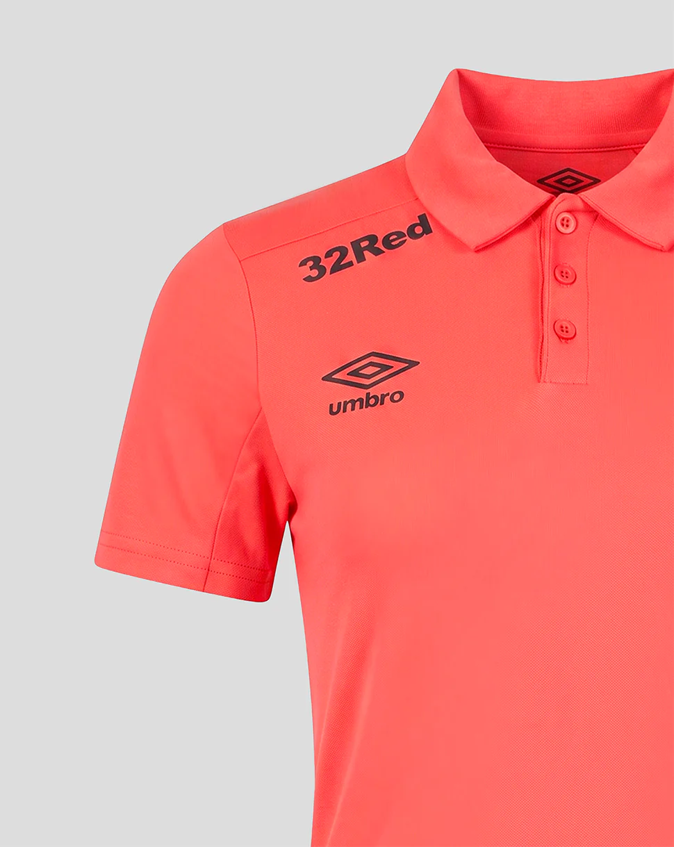RANGERS FC WOMENS 2026/27 PRESENTATION POLO - CALYPSO CORAL - Image 3