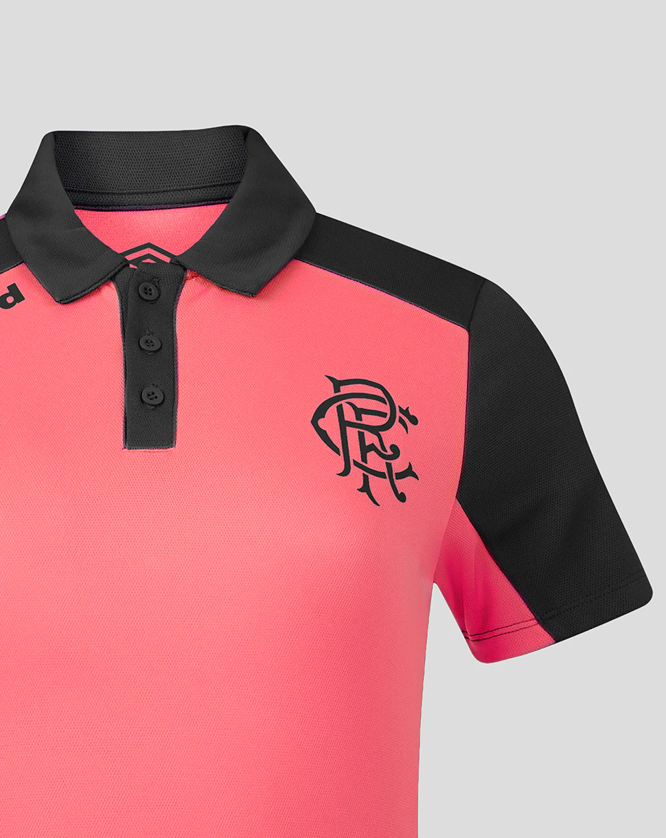 RANGERS FC WOMENS 2026/27 PRO TRAINING POLY POLO - CALYPSO CORAL - Image 4