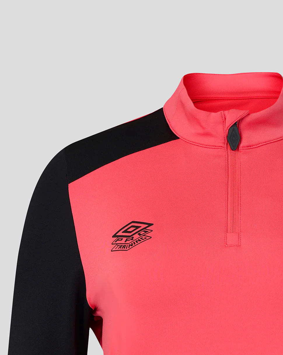 RANGERS FC WOMENS 2026/27 PRO TRAINING QUARTER ZIP - CALYPSO CORAL - Image 3